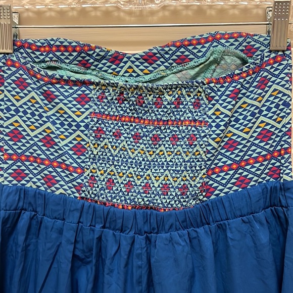 198. O’Neill Strapless Top with Sweetheart Neck in Blue, Size Medium - Picture 7 of 11